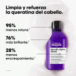 Shampoo L'Oréal Professionnel Keratin Alpha Sleek Anti-Frizz - Imagen 2